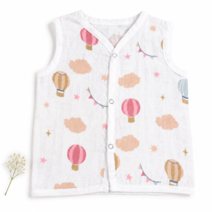 Muslin Button Jabla - Hot air baloon (3-6)m