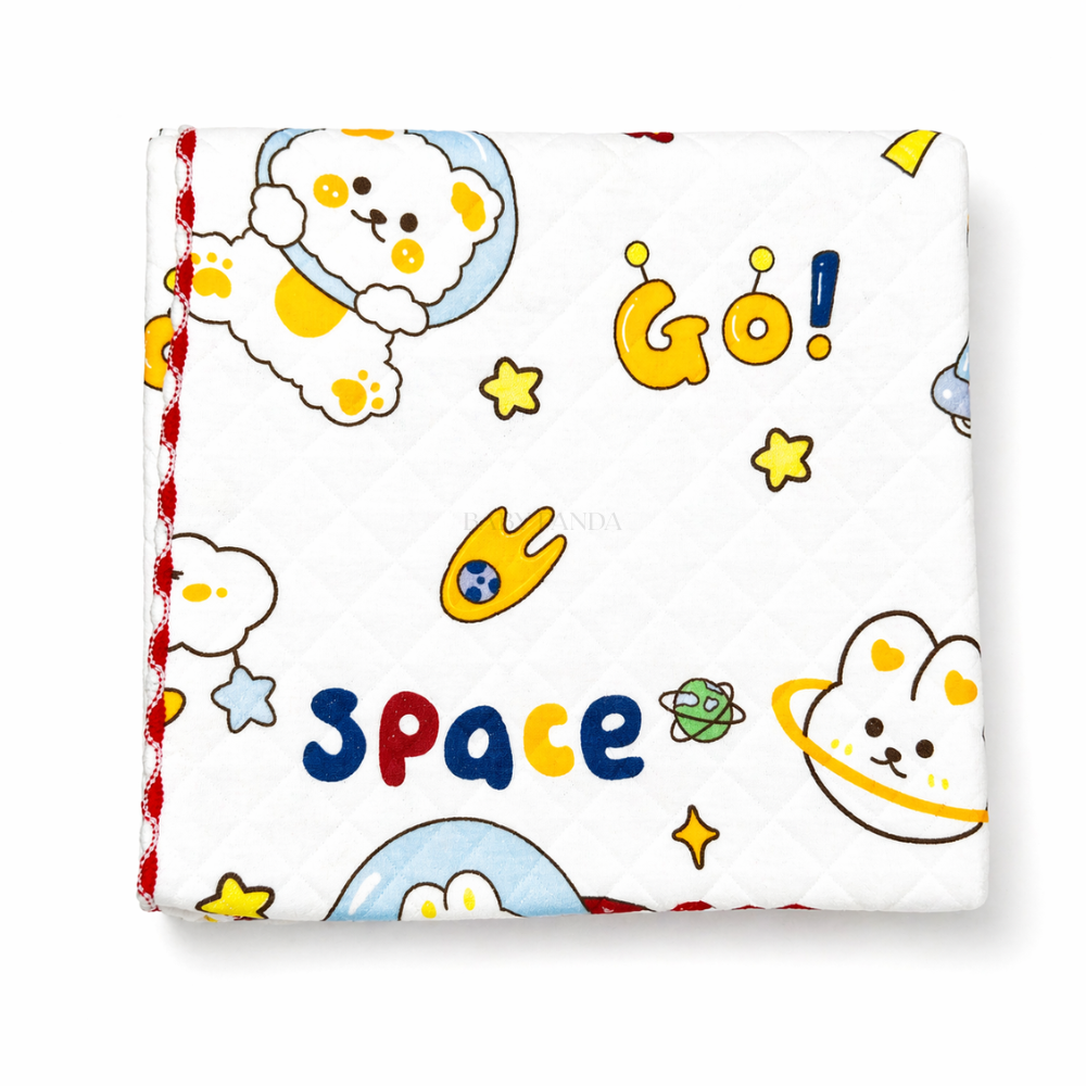 2 Layer Muslin Blanket- Space