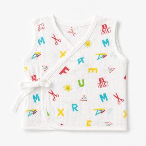 Muslin Side Knot Jabla - Letters (0-6)