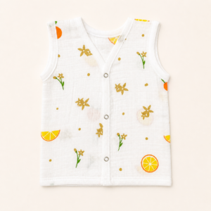 Muslin Button Jabla 9-12m - Orange