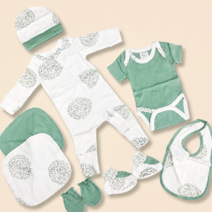 Newborn Baby Starter Set – Hosiery Cotton Combo - Twinkle Spots