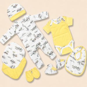 Newborn Baby Starter Set – Hosiery Cotton Combo - Little Drifters
