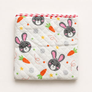 2 Layer Muslin Blanket- Bunny