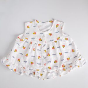 Muslin Frill Frocks 0-6m - Boat