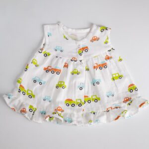Muslin Frill Frocks 0-6m - Vehicle
