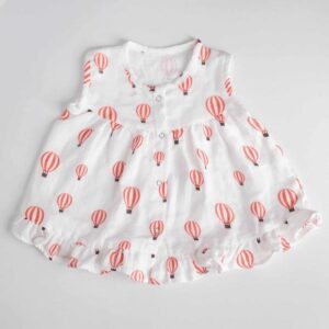 Muslin Frill Frocks 0-6m - Parachute