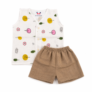 Muslin Shorts Set 0-6m -005