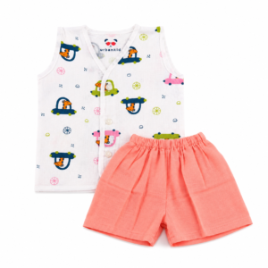 Muslin Shorts Set 0-6m -001
