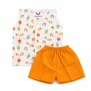 Muslin Shorts Set 0-6m -003
