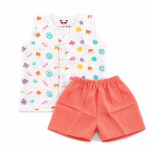 Muslin Shorts Set 0-6m -007