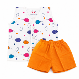 Muslin Shorts Set 0-6m -002