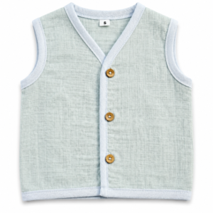 Muslin Solid Jabla S,0-3 - Sage Green