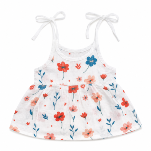 Muslin Knot Frocks 0-3m - Flower
