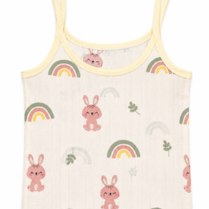 Muslin Dye Knot Jabla - Yellow Rabbit (0-3)