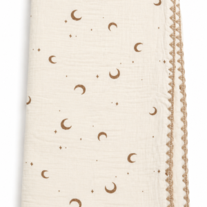 Muslin Bubble Blanket 110*110cm- Crescent