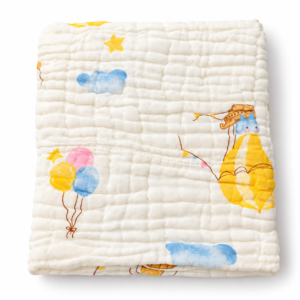 6 Layer Muslin Bath towel 50*100cm - Colourful baloons