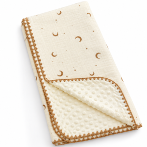 Muslin Bubble Blanket 110*110cm- Crescent