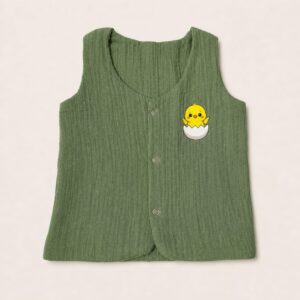2 Layer Button Jabla - Olive Chick (0-3)m