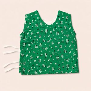 Muslin Wrap Jabla - Green Floral - Newborn