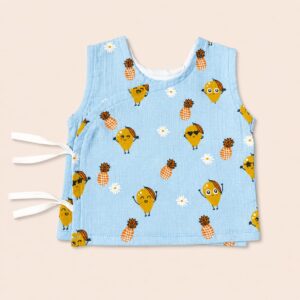 Muslin Wrap Jabla - Lite blue Mango - Newborn
