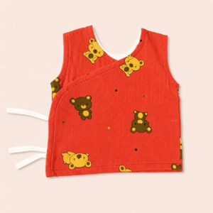 Muslin Wrap Jabla - Terracotta Teddy - Newborn