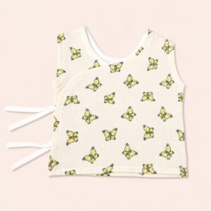 Muslin Wrap Jabla - Cream Butterfly - Newborn