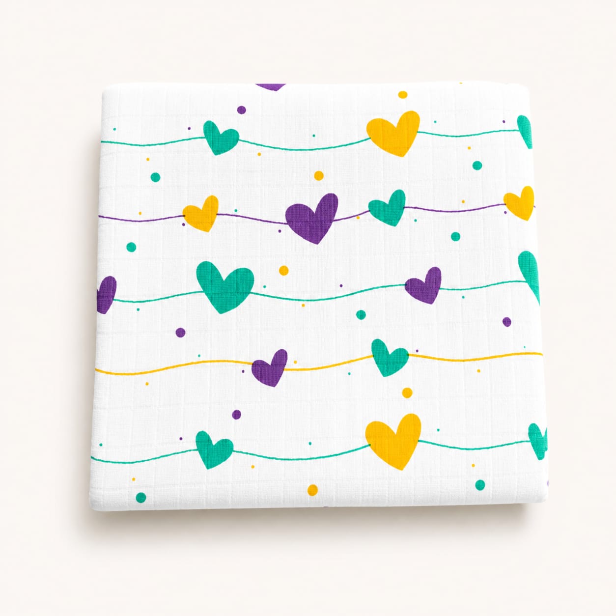 Muslin Swaddle - Heart