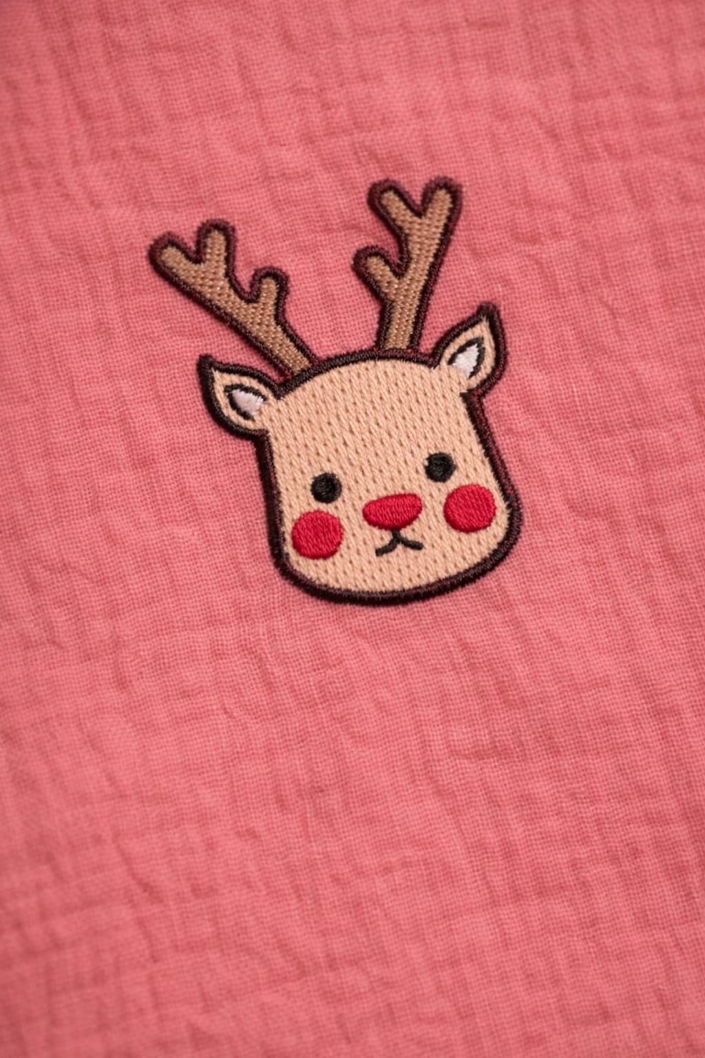 Premium Crinkle Muslin Coord - Onion Pink 6-9m - Image 2