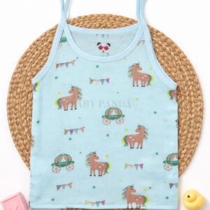 Muslin Colour Knot Jabla 3-6m - Seagreen Unicorn