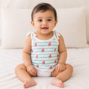 Muslin Top Knot Jabla
