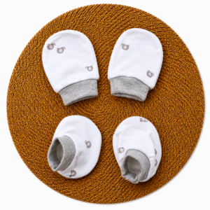 Mittens booties - Grey Elephant