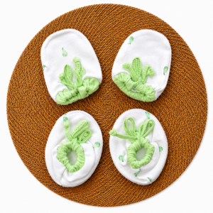 Mittens booties (Adjust fit) - Pear