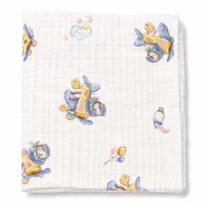 6 Layer Muslin Bath towel 50*100cm - Little Aviator