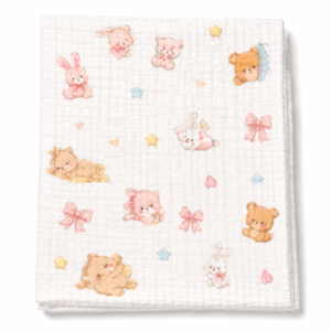 6 Layer Muslin Bath towel 50*100cm - Bow & Bear