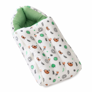 Muslin Baby Carry Bed  - Birds