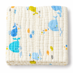 6 Layer Muslin Bath towel 50*100cm - Sea world
