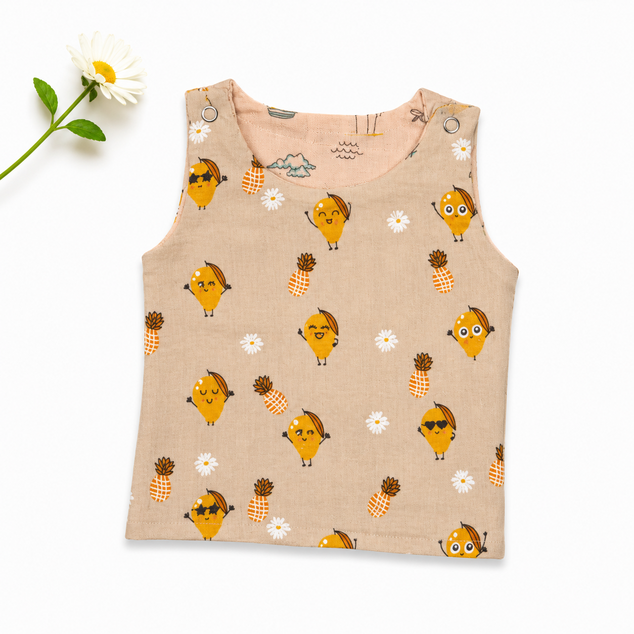 2 Layer Shoulder Button Reversible Jabla (0-3m) -05