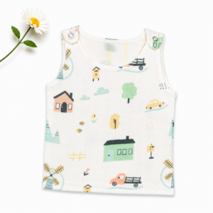 2 Layer Shoulder Button Reversible Jabla (3-6m) -04