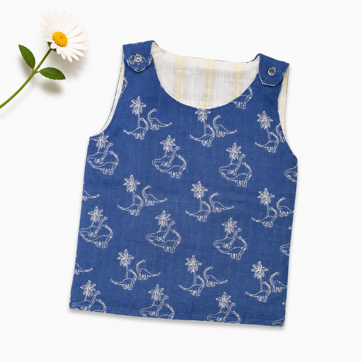 2 Layer Shoulder Button Reversible Jabla (0-3m) -08