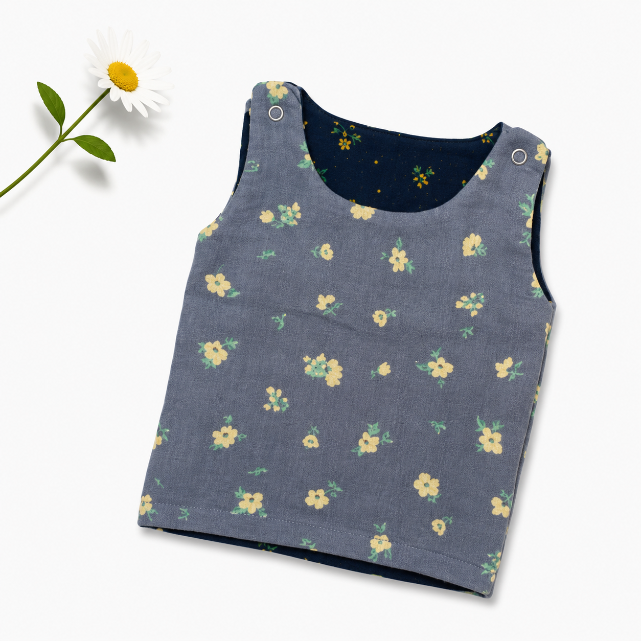 2 Layer Shoulder Button Reversible Jabla (0-3m) -01 - Image 2