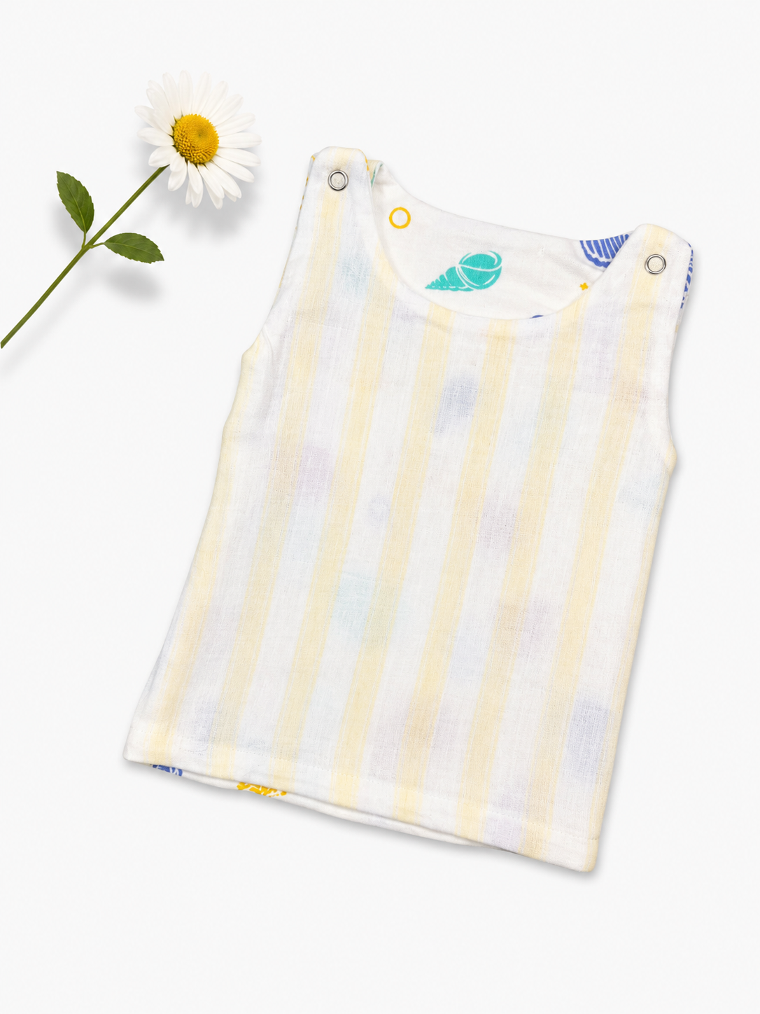 2 Layer Shoulder Button Reversible Jabla (3-6m) -05 - Image 2