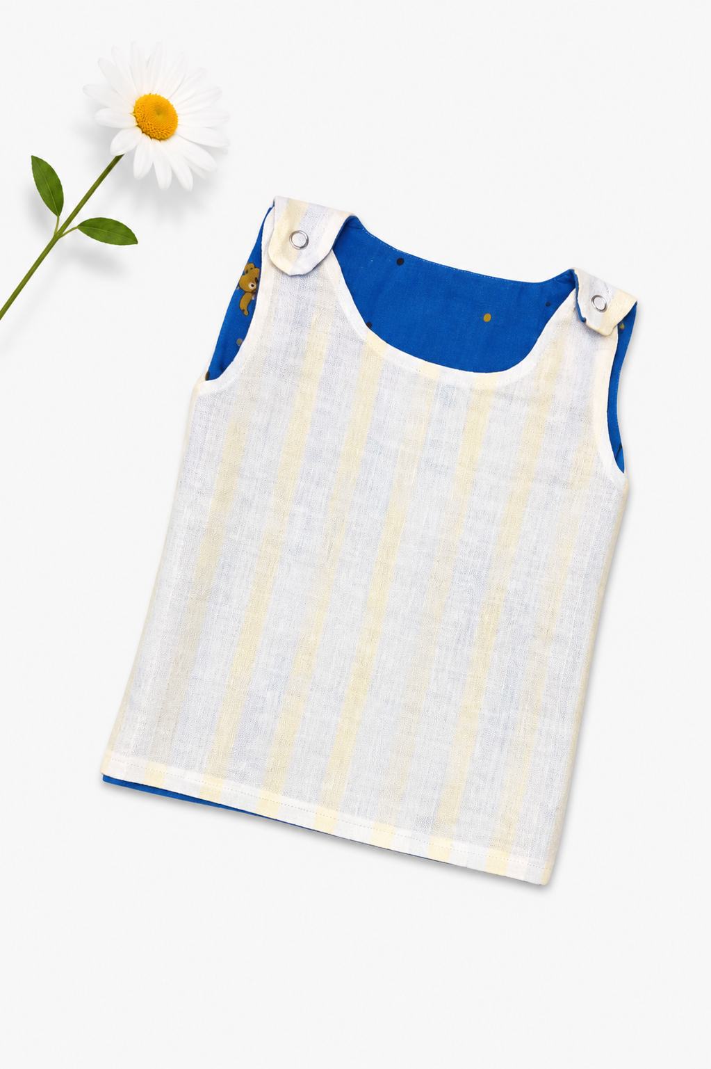 2 Layer Shoulder Button Reversible Jabla (0-3m) -07 - Image 2
