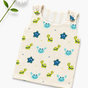 2 Layer Shoulder Button Reversible Jabla (3-6m) -11