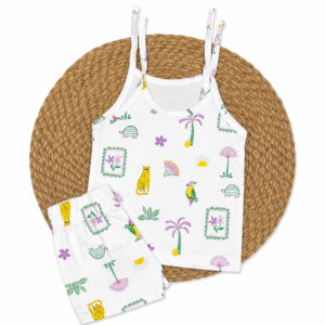Cotton Knot Jabla + Shorts - Knotset 3-6m - Safari