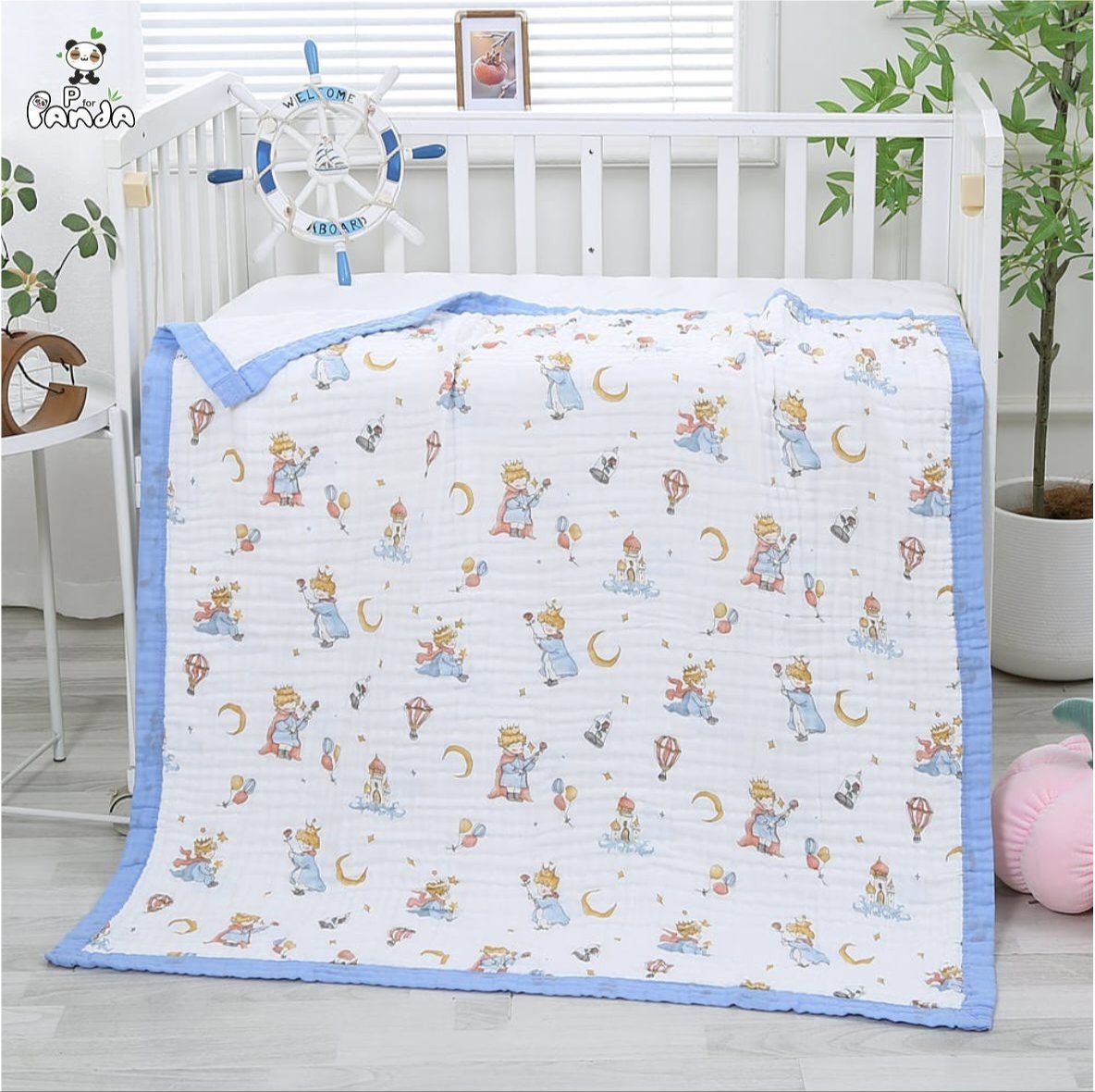 6 Layer Muslin Blanket- Prince