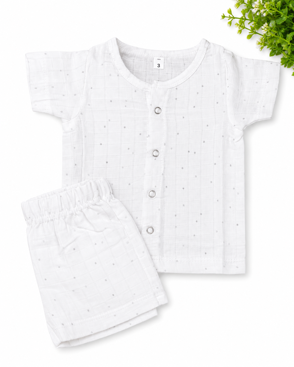 Muslin Coord 3-6m - Dots