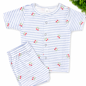 Cotton Coord 6-12m - Cherry