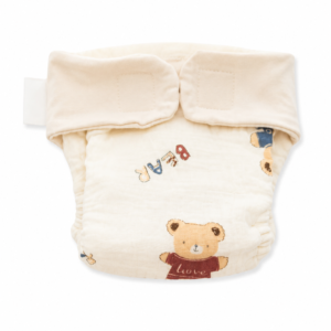 Muslin No lekage Velcro Diaper - S (0-3)m -06