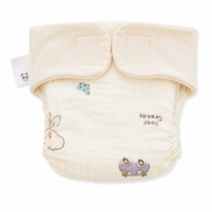 Muslin No lekage Velcro Diaper M (3-6)m- 09
