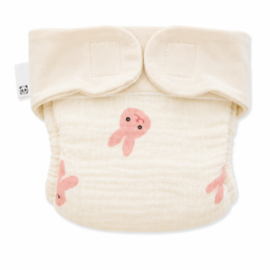 Muslin No lekage Velcro Diaper - S (0-3)m -08
